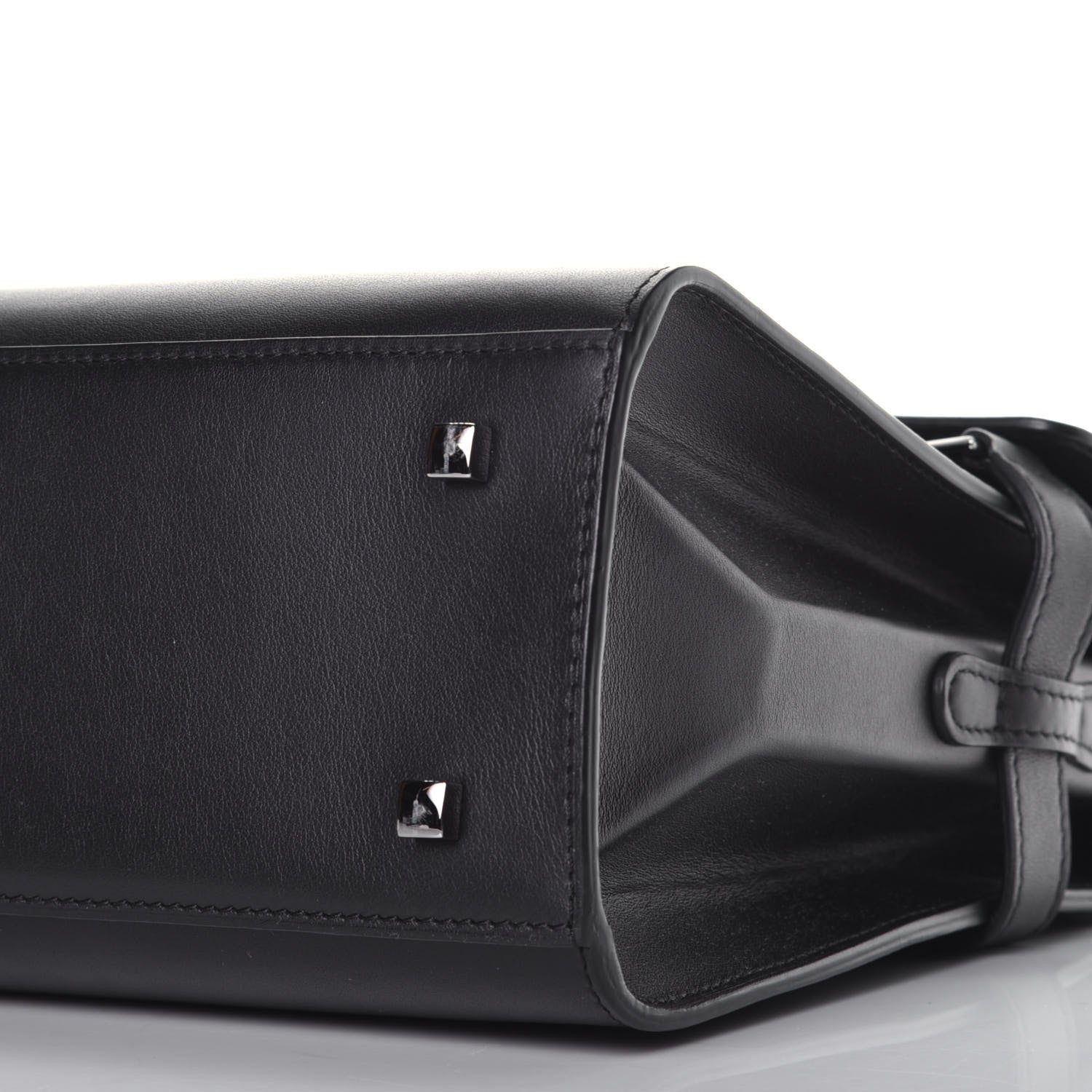 Delvaux Calfskin MM Tempete Satchel Black 8 of 8