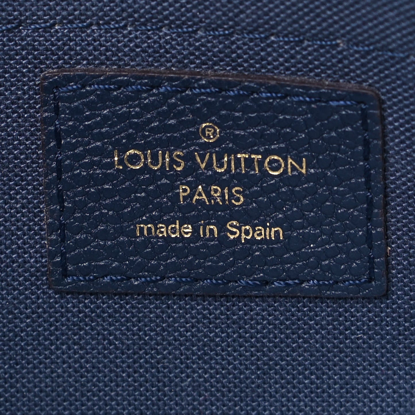 Monogram Pallas Clutch Blue Marine