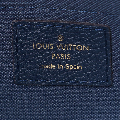 Louis Vuitton Monogram Pallas Clutch Blue Marine 6 of 9