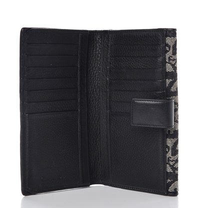 Christian Dior Monogram Continental Wallet Black 5 of 8