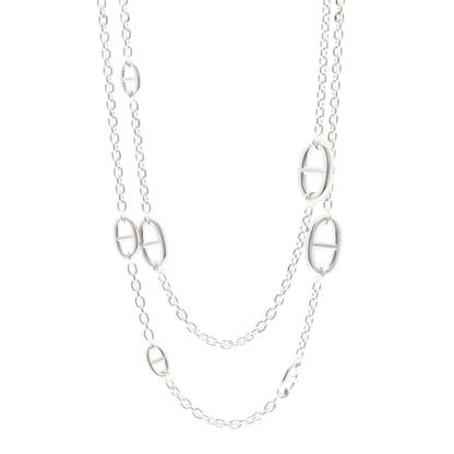 Hermes Sterling Silver Farandole Necklace 120 1 of 6
