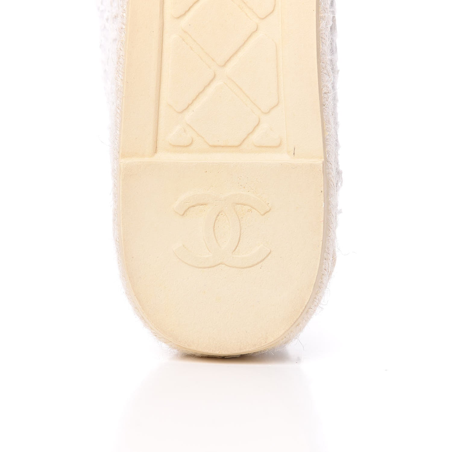 Chanel Tweed Patent CC Espadrilles 42 White 8 of 11