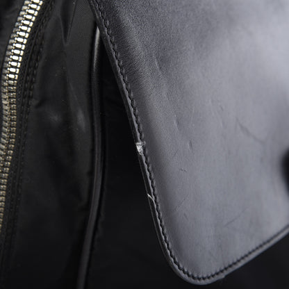 Prada Soft Calfskin Tessuto Nylon Travel Bag Black 16 of 20
