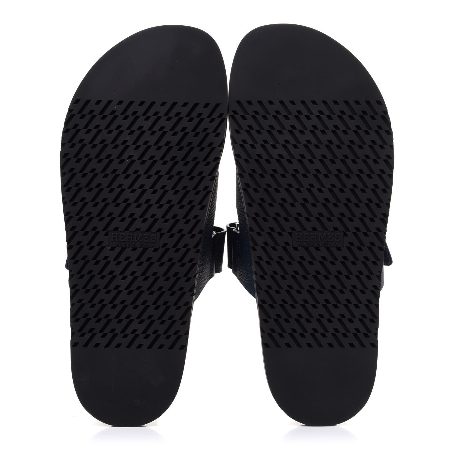 Hermes Epsom Mens Chypre Sandals 43 Bleu Mineral 5 of 10