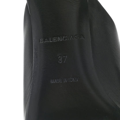 Balenciaga Goatskin Pointed Toe Knife Mules 37 Black 6 of 8