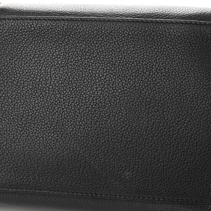 Celine Drummed Calfskin Mini Luggage Black 10 of 11