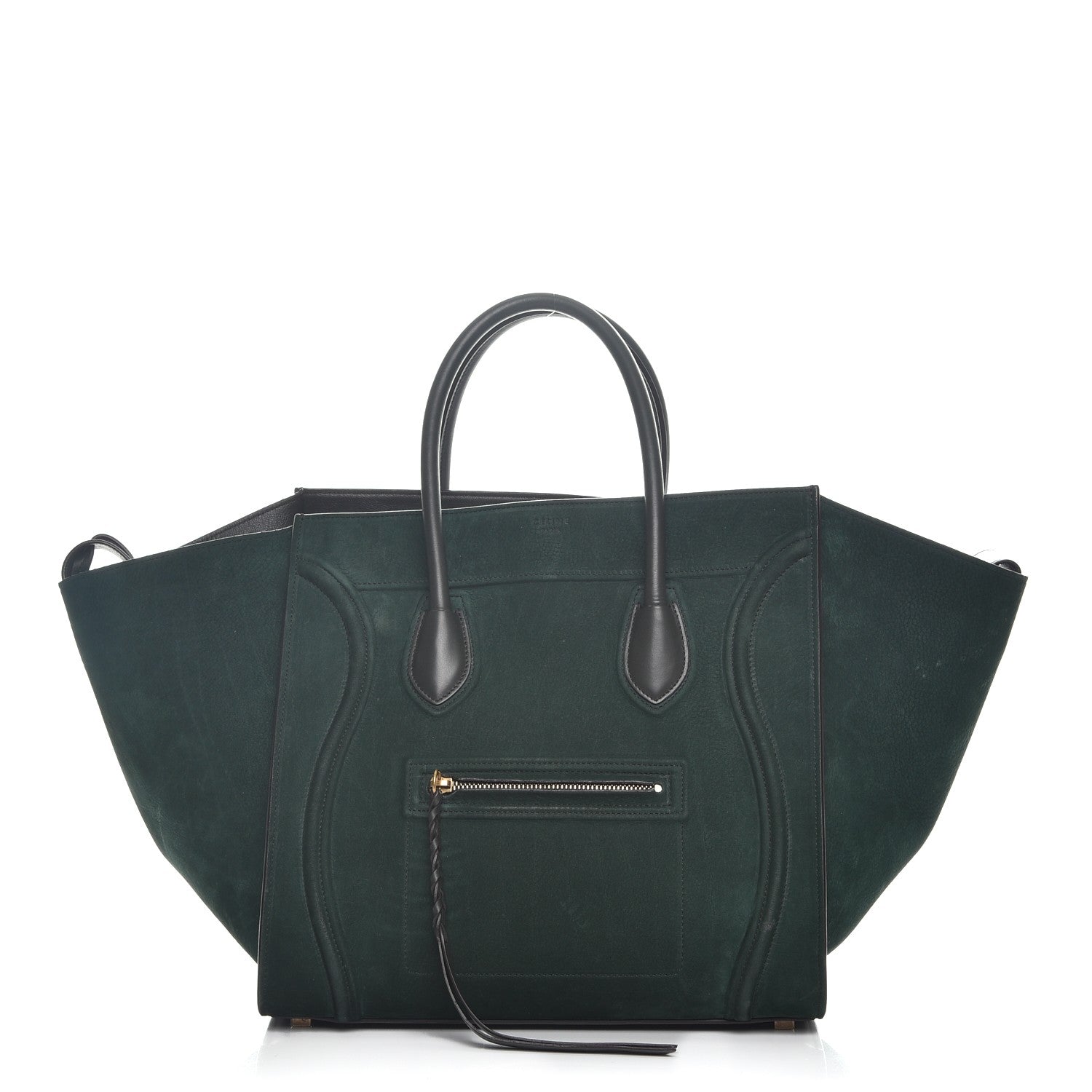 Celine Nubuck Medium Phantom Luggage Forest 1 of 14