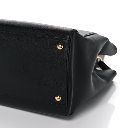 Fendi Vitello Elite Regular 2Jours Tote Black 9 of 10