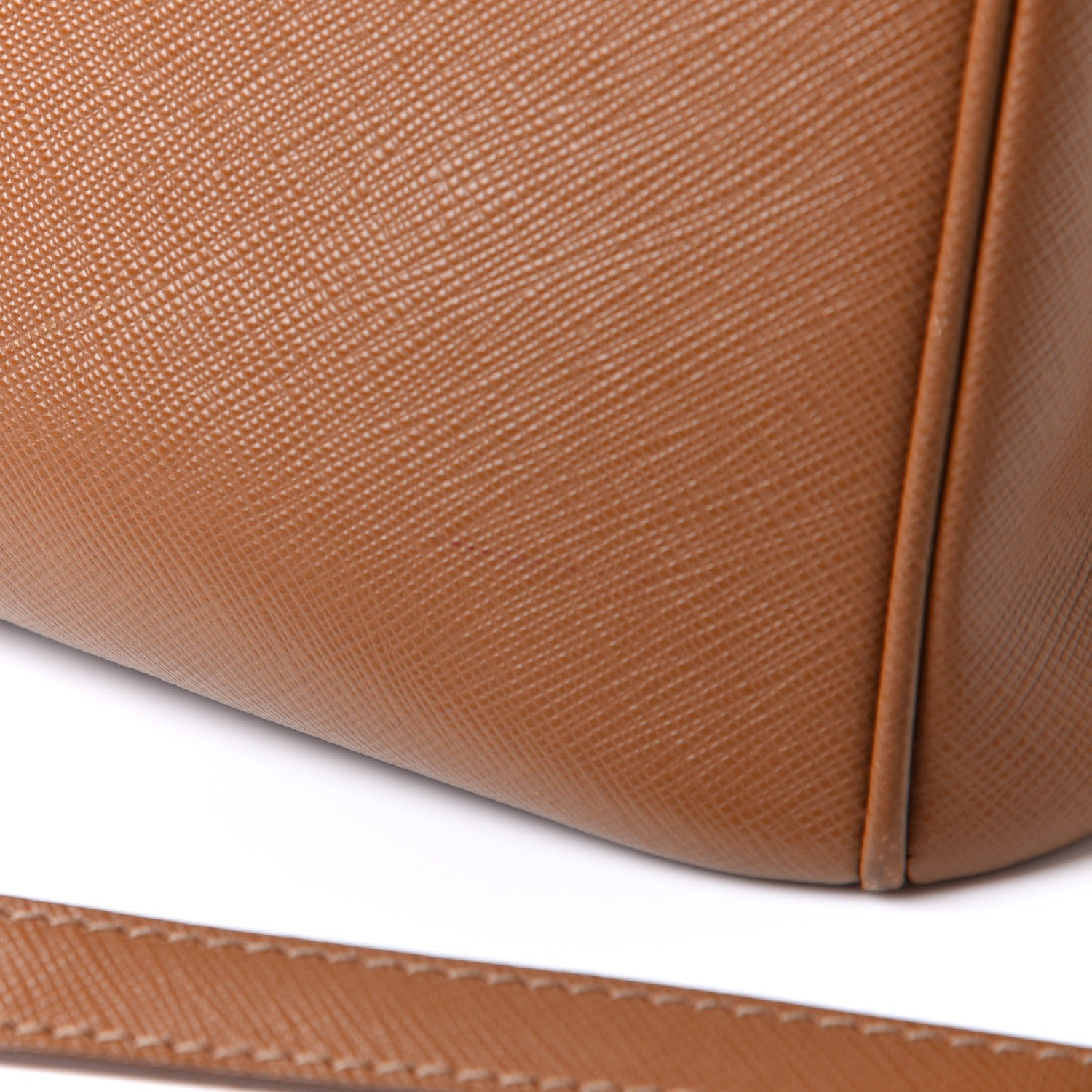 Prada Saffiano Medium Galleria Double Zip Tote Caramel 11 of 13