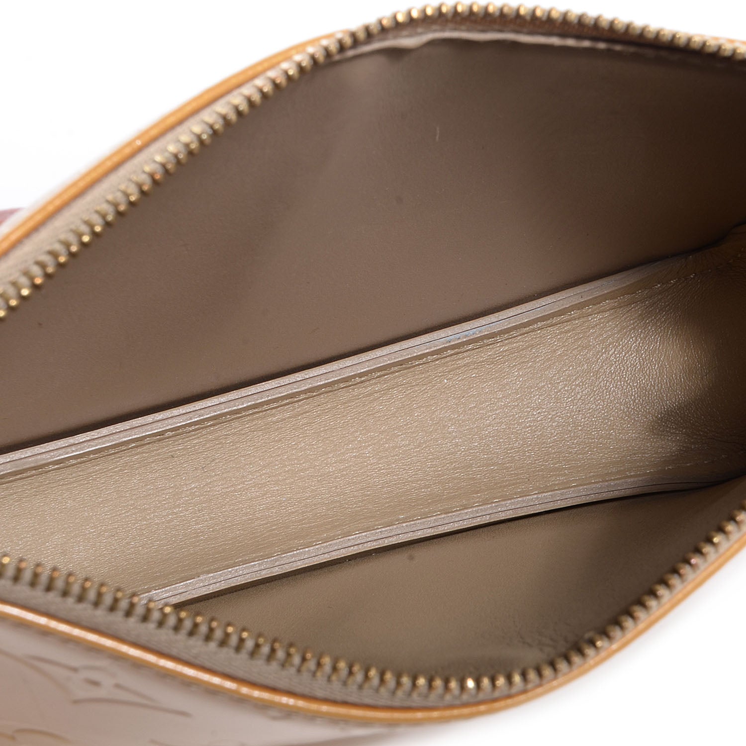 Louis Vuitton Vernis Lexington Pochette Beige 5 of 7
