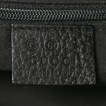 Gucci Monogram Medium Abbey Pocket Hobo Tote Black 5 of 9