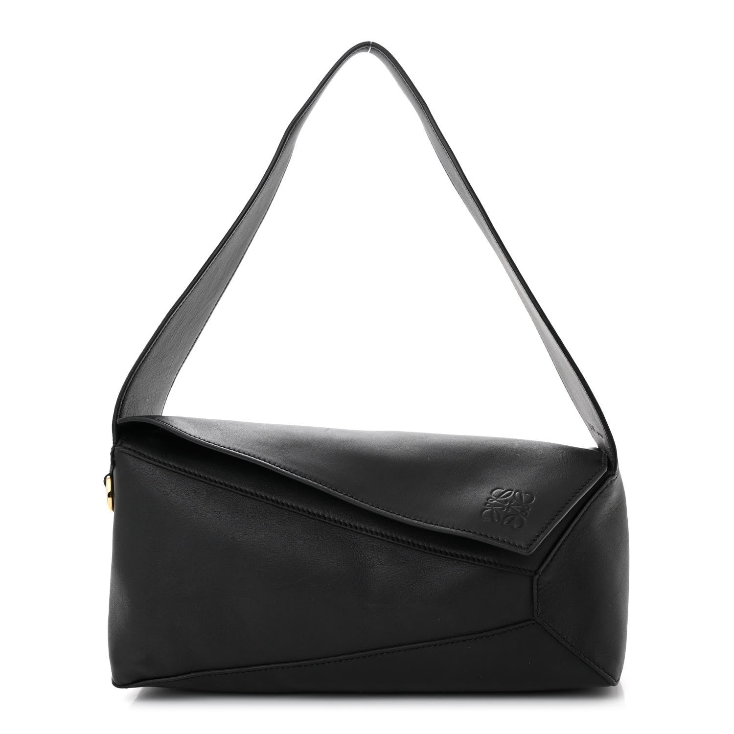 Loewe Calfskin Puzzle Hobo Black 1 of 9