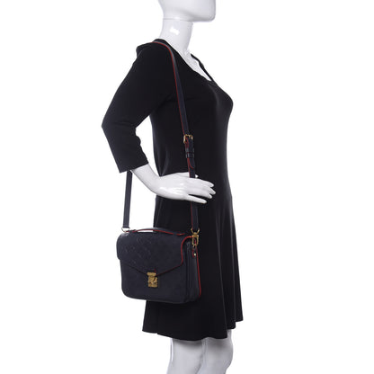 Louis Vuitton Empreinte Pochette Metis Marine Rouge 2 of 9