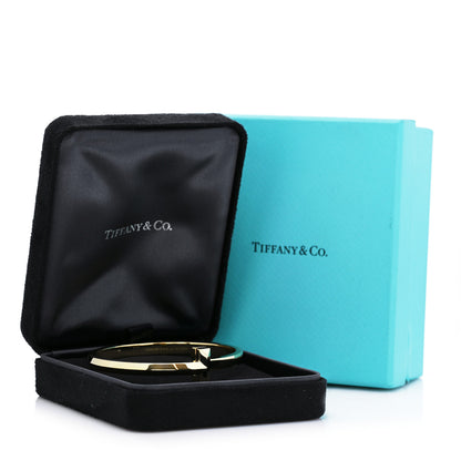 Tiffany 18K Yellow Gold Wide T T1 Hinged Bangle Bracelet 4 of 4