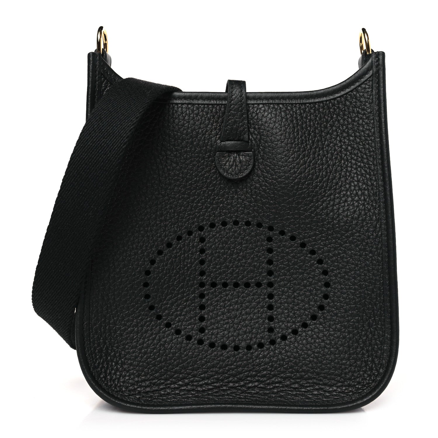 Hermes Taurillon Clemence Evelyne TPM Black 1 of 10