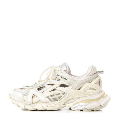 Balenciaga Rubber Mesh Womens Track.2 Open Sneakers 40 White 1 of 8