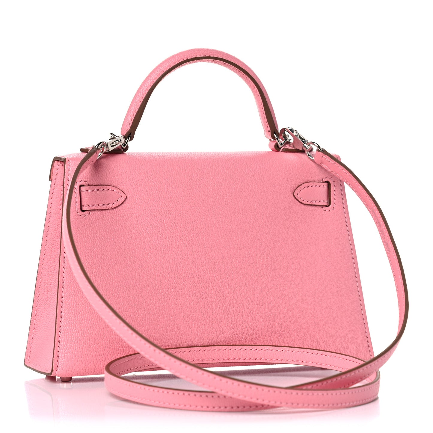 Chevre Mysore Mini Kelly Sellier 20 Rose Confetti