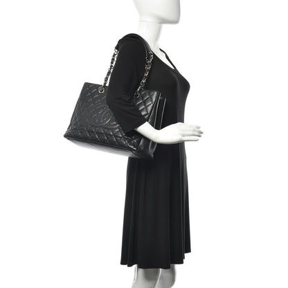 Chanel Caviar Quilted Grand Shopping Tote GST Black 2 of 11