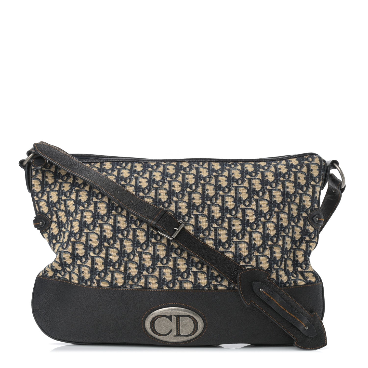 Christian Dior Monogram Messenger Navy 1 of 9