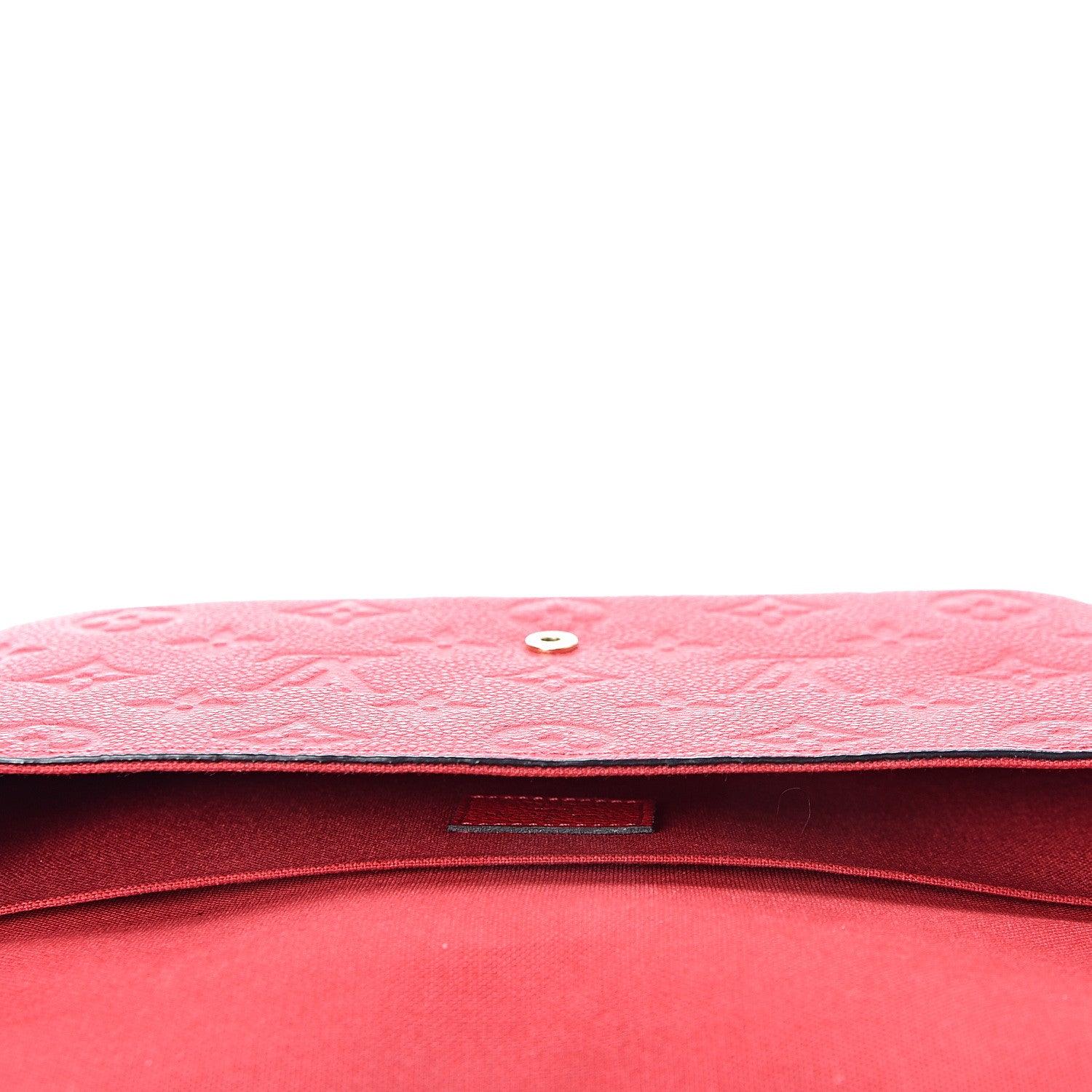 Louis Vuitton Empreinte Pochette Felicie Chain Wallet Scarlet 4 of 12