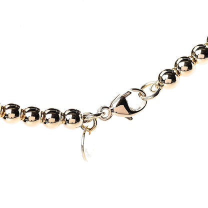 Tiffany 18K Yellow Gold 4mm Bead Necklace 5 of 6
