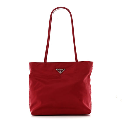 Prada Tessuto Nylon Tote Red 1 of 14