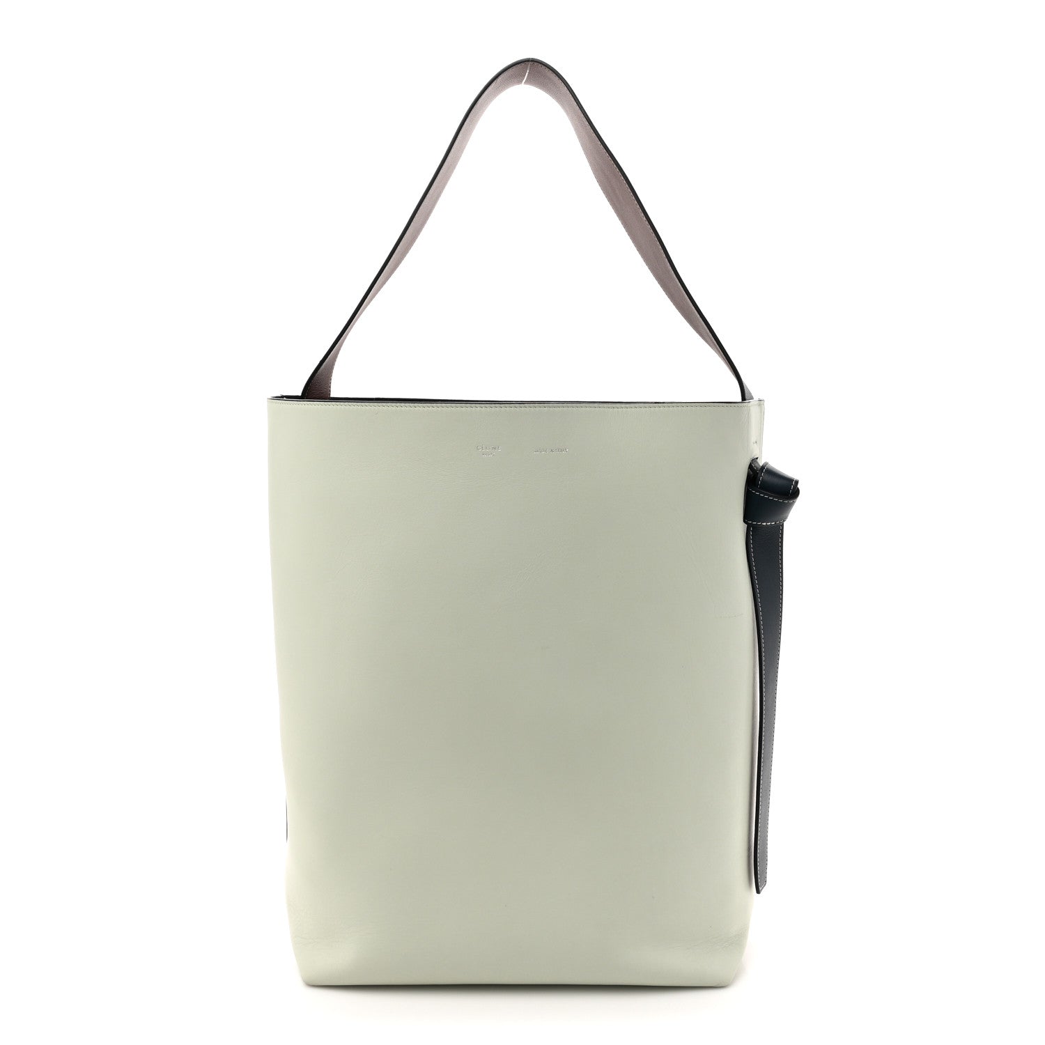 Celine Shiny Smooth Calfskin Small Twisted Cabas Jade Bright Red 1 of 12