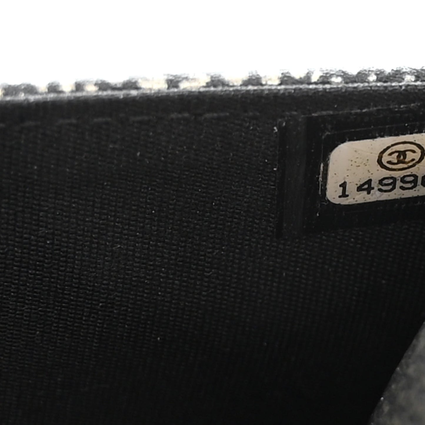 Metallic Caviar Timeless CC Wallet On Chain WOC Grey