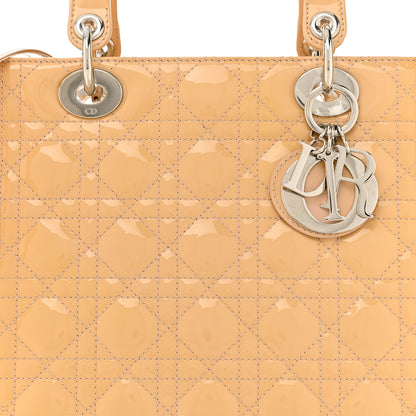 Christian Dior Patent Cannage Large Lady Dior Light Pink 8 of 14
