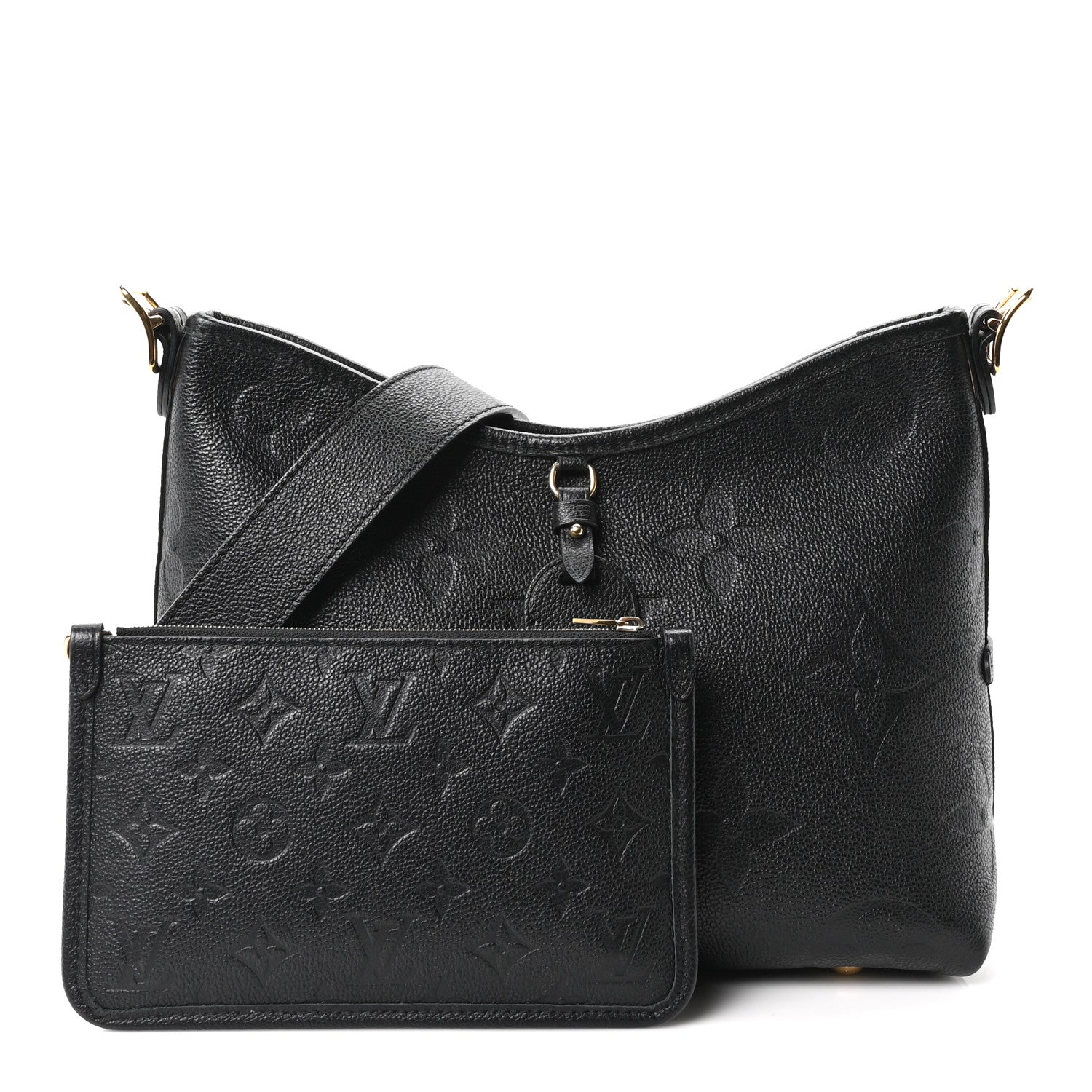 Louis Vuitton Empreinte Carryall PM Black 3 of 10