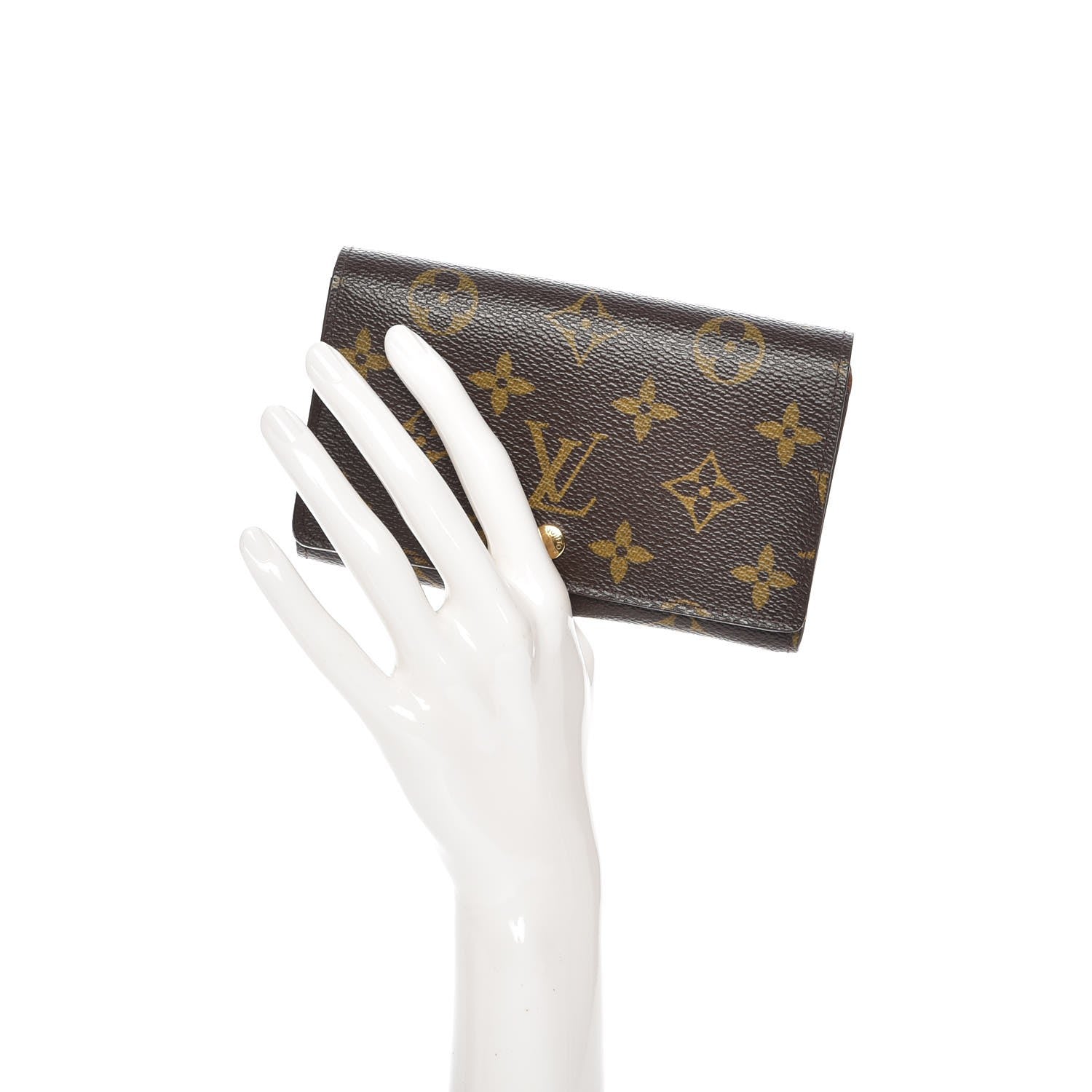 Louis Vuitton Monogram Porte-Monnaie Billets Tresor Wallet 2 of 8