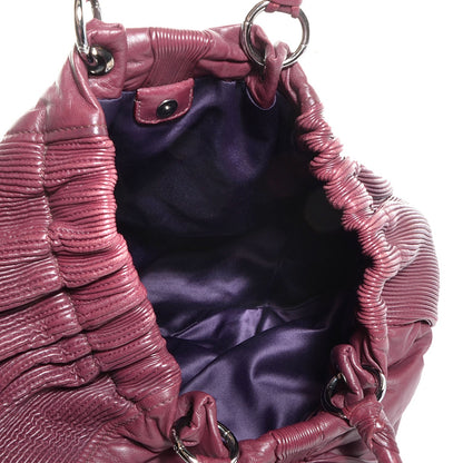 Miu Miu Nappa Cannette Tote Amarena 5 of 9