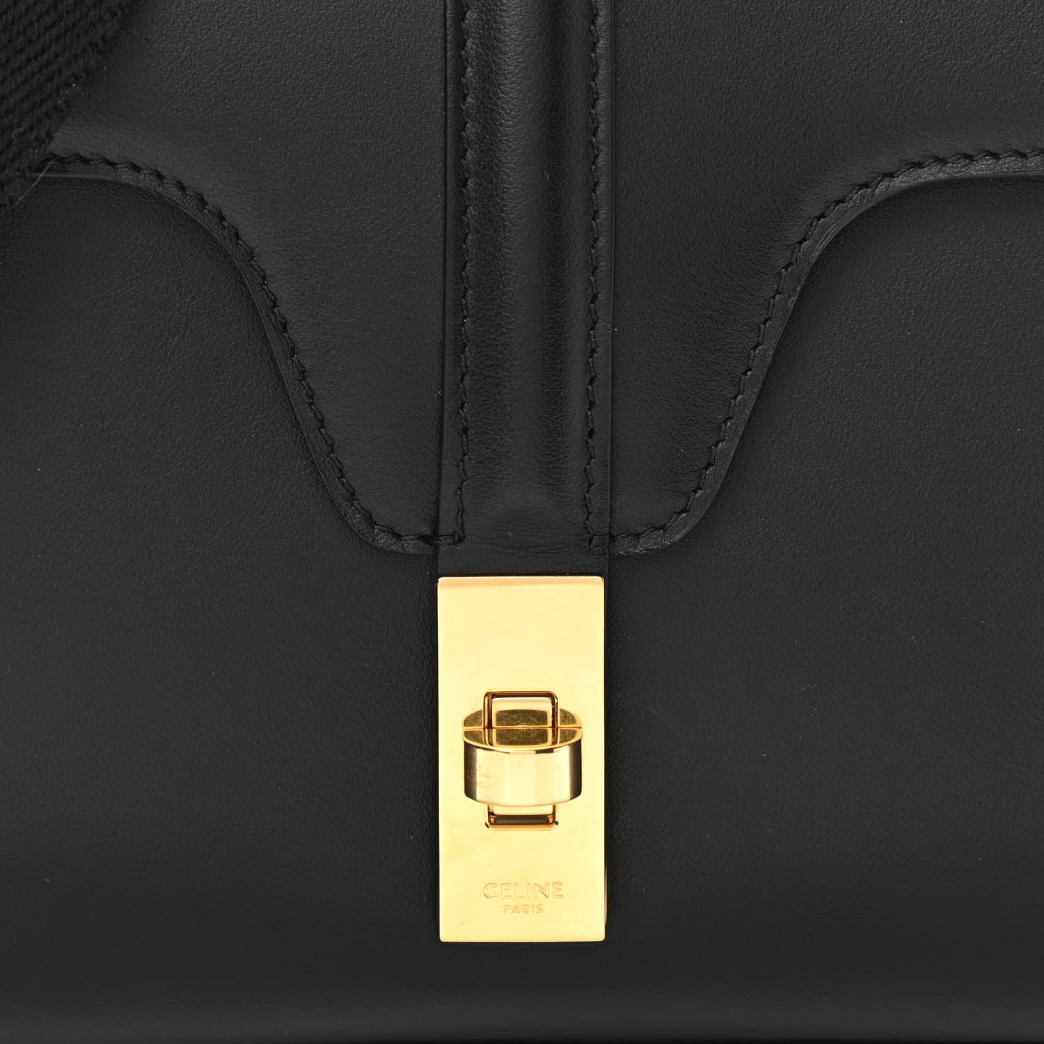 Celine Smooth Calfskin Teen 16 Crossbody Bag Black 9 of 12