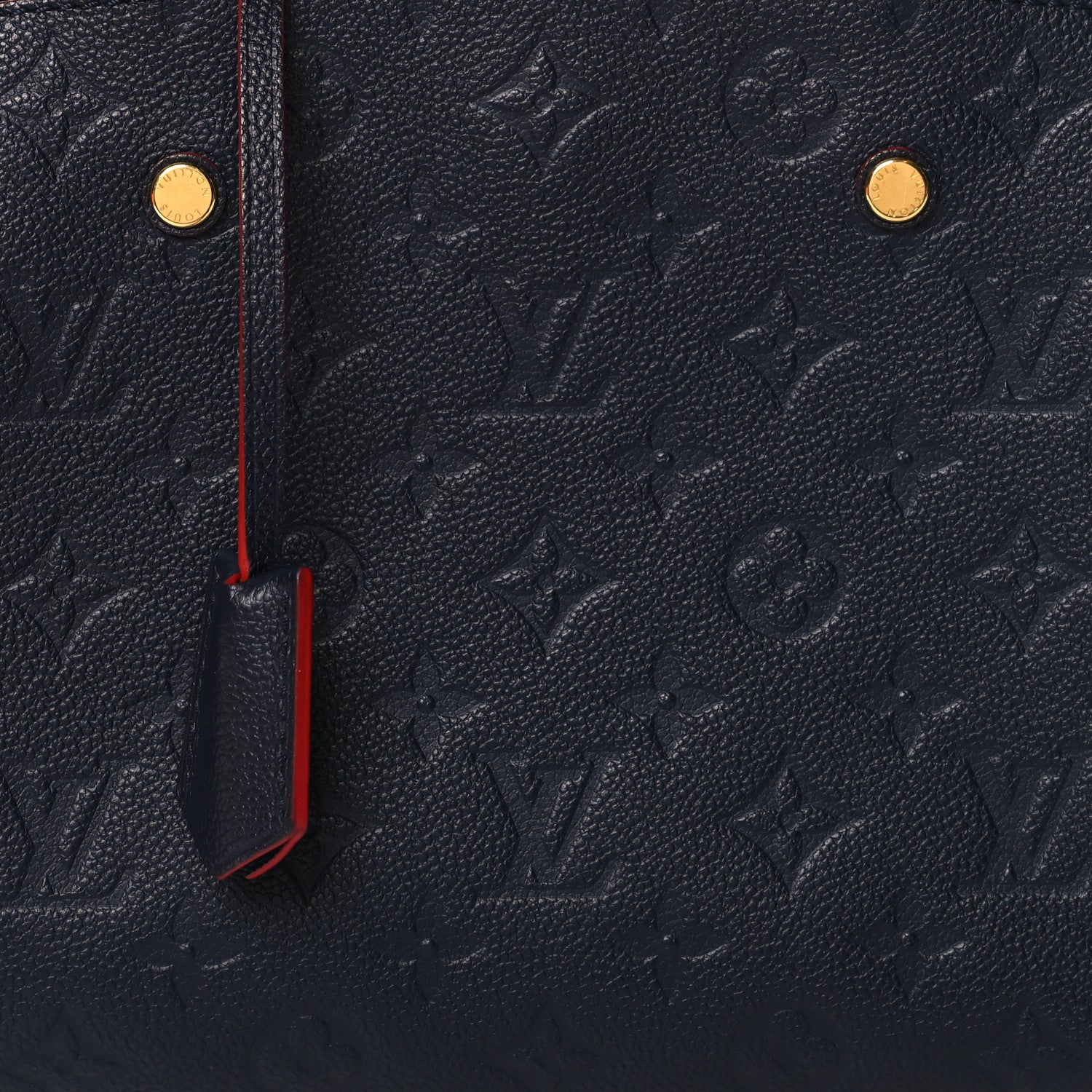 Louis Vuitton Empreinte Montaigne BB Marine Rouge 8 of 11