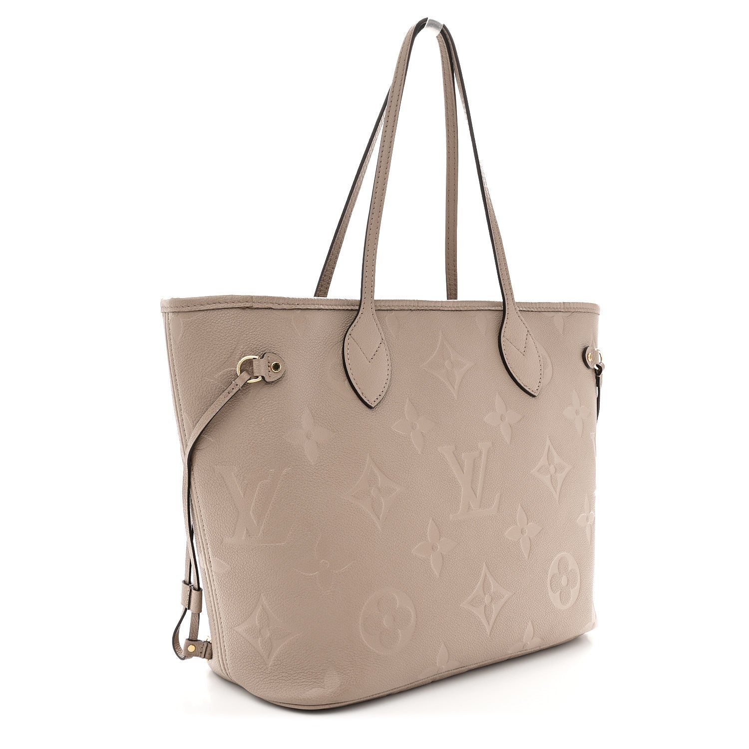 Louis Vuitton Empreinte Monogram Giant Neverfull MM Tourterelle 4 of 11