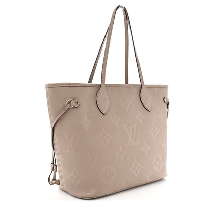 Louis Vuitton Empreinte Monogram Giant Neverfull MM Tourterelle 4 of 11