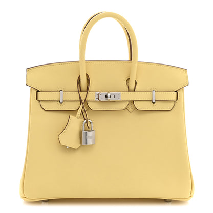 Hermes Swift Birkin 25 Jaune Milton 1 of 11