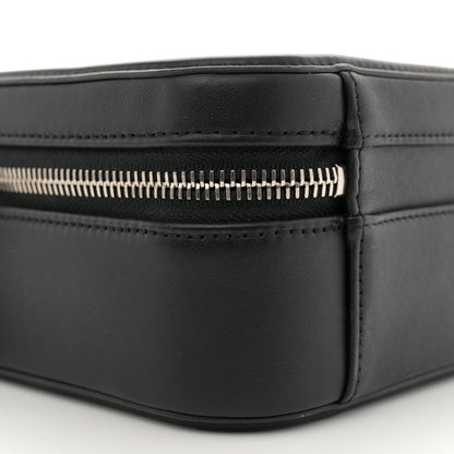 Chanel Lambskin Quilted Medium CC Filigree Vanity Case Black 10 of 11