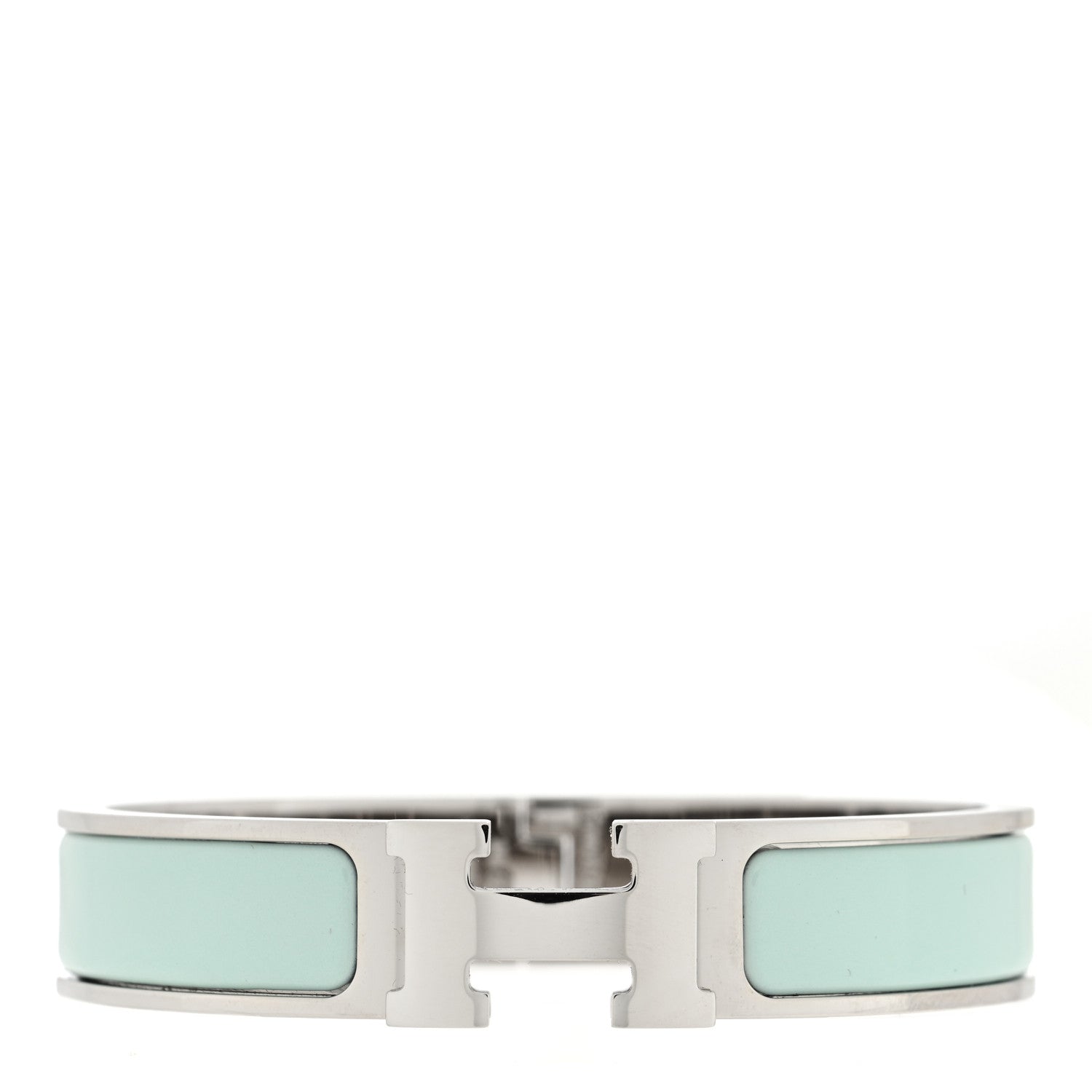 Hermes Enamel Narrow Clic Clac H Bracelet PM Mint 1 of 5