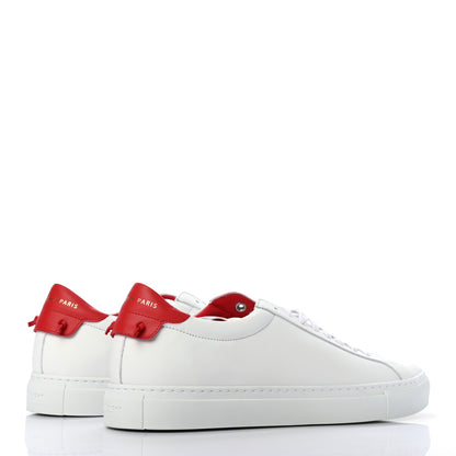 Givenchy Calfskin Mens Urban Street Sneakers 43 White Red 4 of 9
