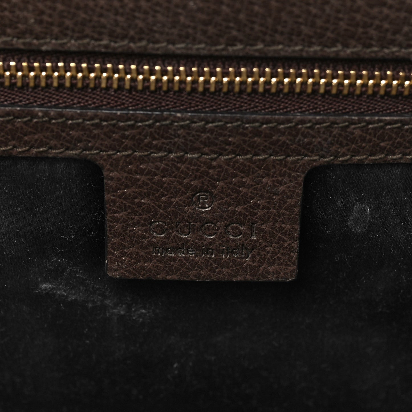 GG Supreme Monogram Web Medium Ophidia Chain Shoulder Bag Brown