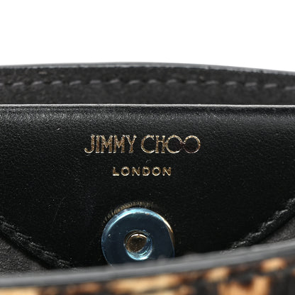 Jimmy Choo Calf Hair Leopard Print Mini Varenne Top Handle 7 of 10
