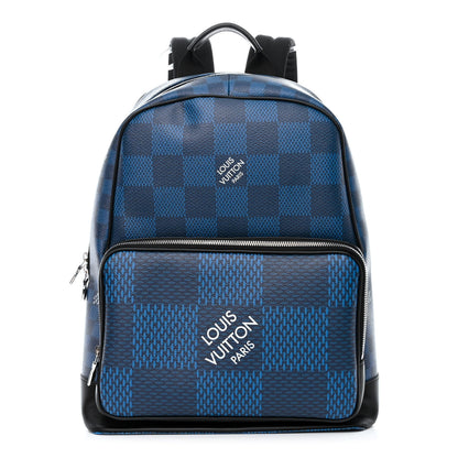 Louis Vuitton Damier Graphite 3D Campus Backpack Navy 1 of 11