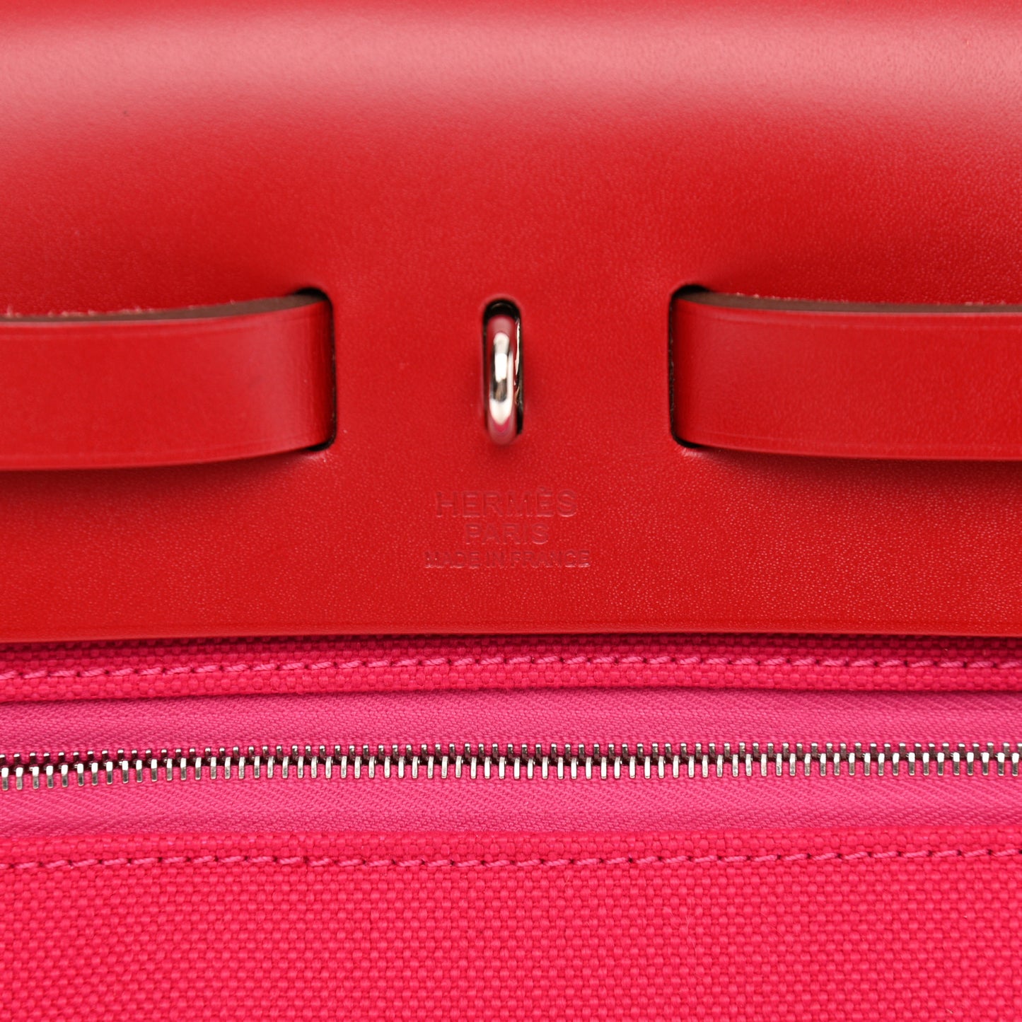Military Toile Vache Hunter Herbag Zip PM 31 Rose Mexico Rouge Piment