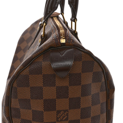 Louis Vuitton Damier Ebene Speedy 25 5 of 9