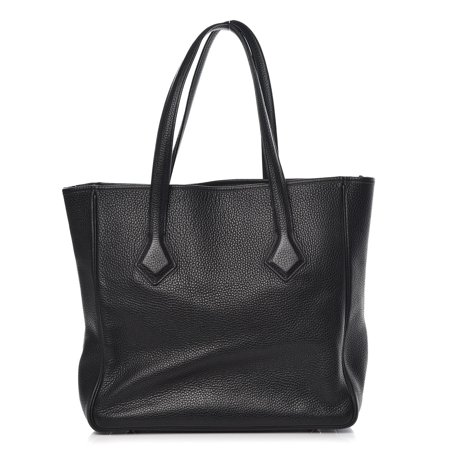 Hermes Taurillon Clemence Victoria II Cabas 32 Black 1 of 12