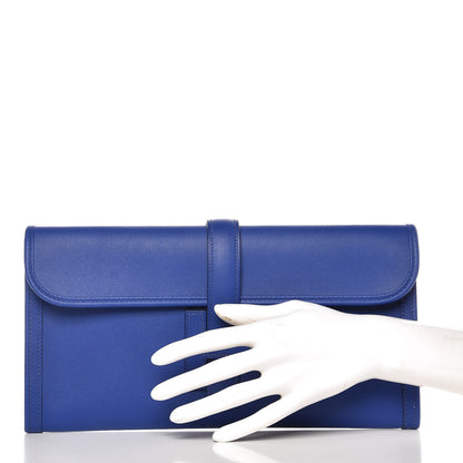 Hermes Swift Jige Elan 29 Clutch Bleu Electrique 2 of 8