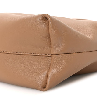 Loewe Mellow Nappa Donut Medium Chain Flamenco Knot Clutch Mocha 10 of 10