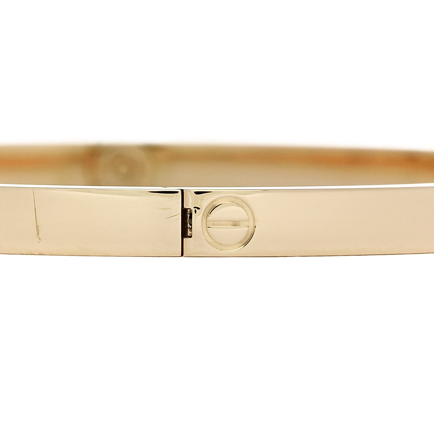 18K Yellow Gold Small LOVE Bracelet 17