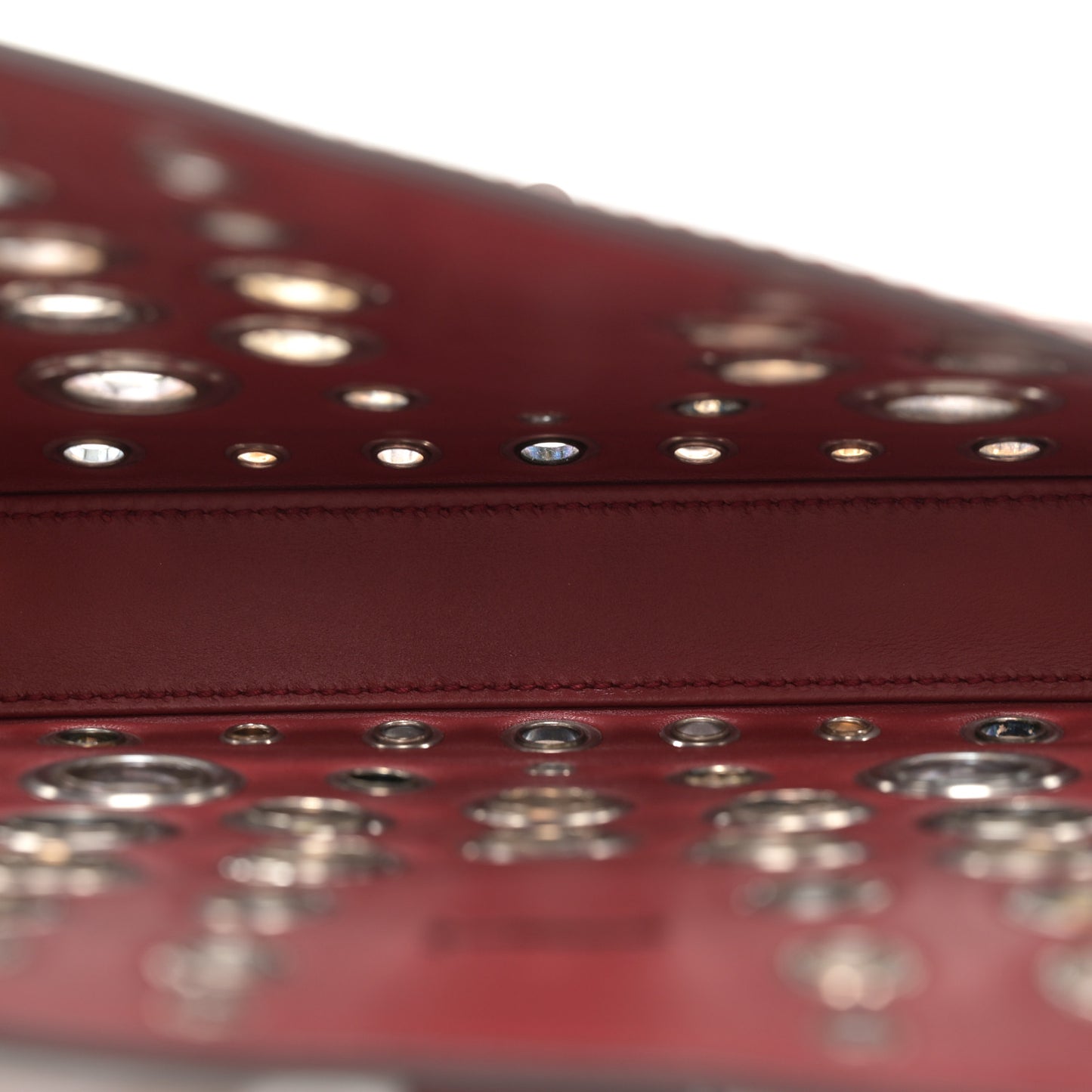 Calfskin Ha Ha Ha Jackie 1961 Eyelet Hobo Bordeaux